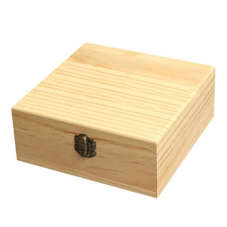 Home Storage Essential Oil Packaging Box 25 Grid 30ml Glass Bottle Detachable Wooden Storage Box With Lid