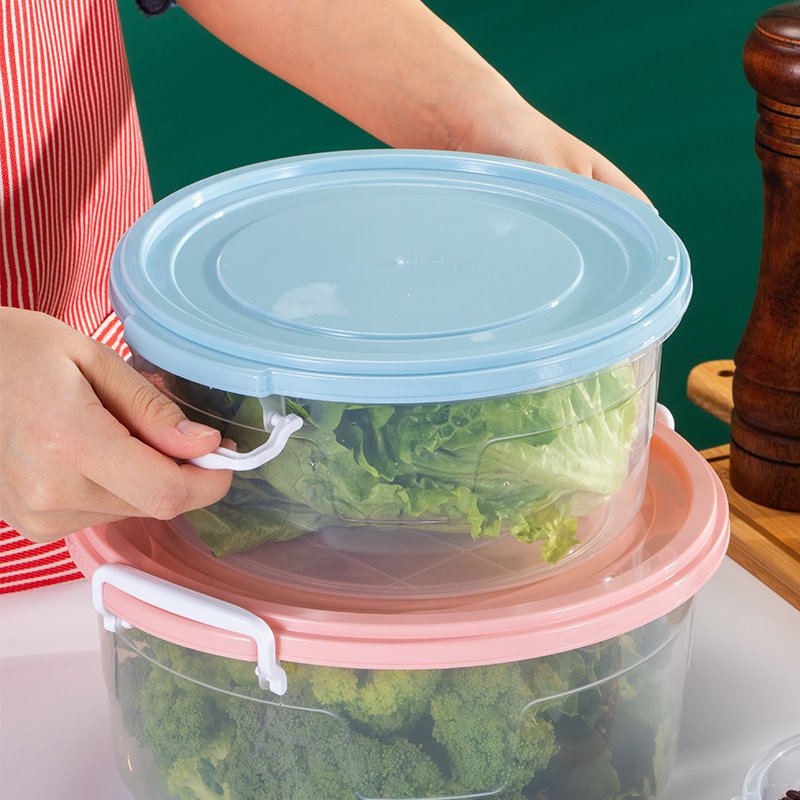 BPA free food container fridge organizer fridge storage box plastic food containers food storage & container with buckles