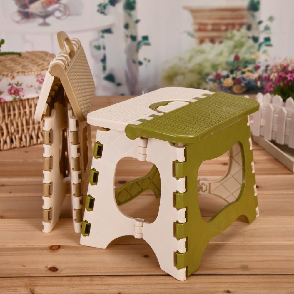 2024 Hot Sale Popular wholesale Foldable Sturdy Plastic Folding Step Stool Portable Folding Stool for Kids