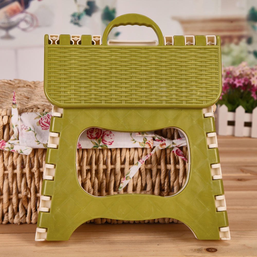 2024 Hot Sale Popular wholesale Foldable Sturdy Plastic Folding Step Stool Portable Folding Stool for Kids