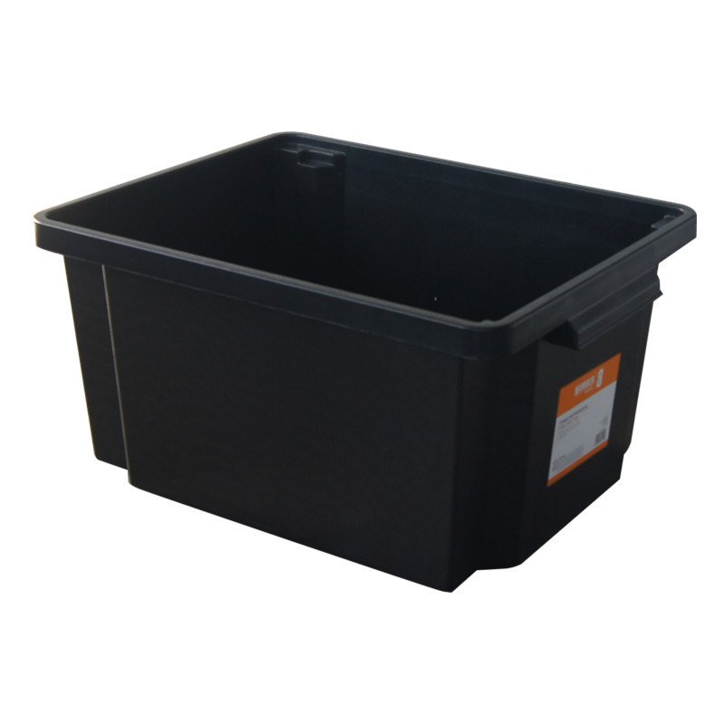 Factory wholesale plastic totes for storage supermarket storage box 27 gallon custom size storage totes with lids