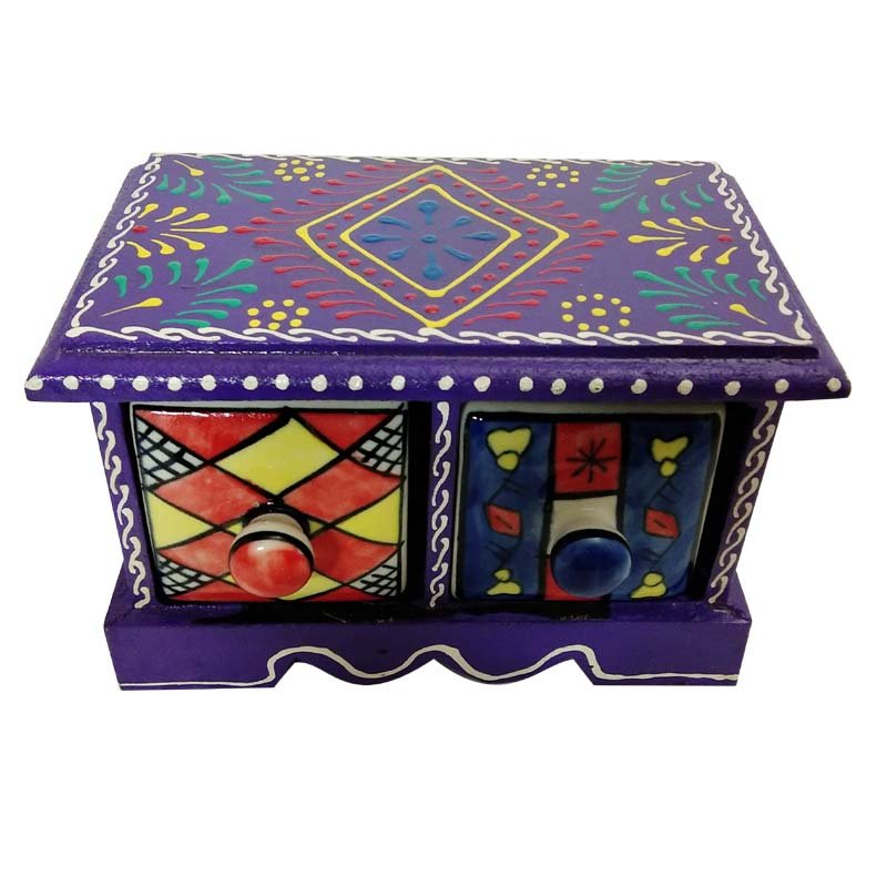 Metier Latest Design Wholesale Factory Supply Cheap Fancy Modern Hand Painted Ceramic Spice Drawers| Decorative Drawers