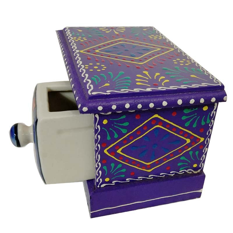 Metier Latest Design Wholesale Factory Supply Cheap Fancy Modern Hand Painted Ceramic Spice Drawers| Decorative Drawers