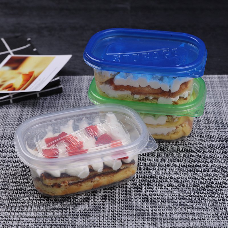 Choice Fun Plastic Food Storage Containers with Lids Airtight Bento Boxes BPA Free Blue-yellow PP lunch box kitchen houseware
