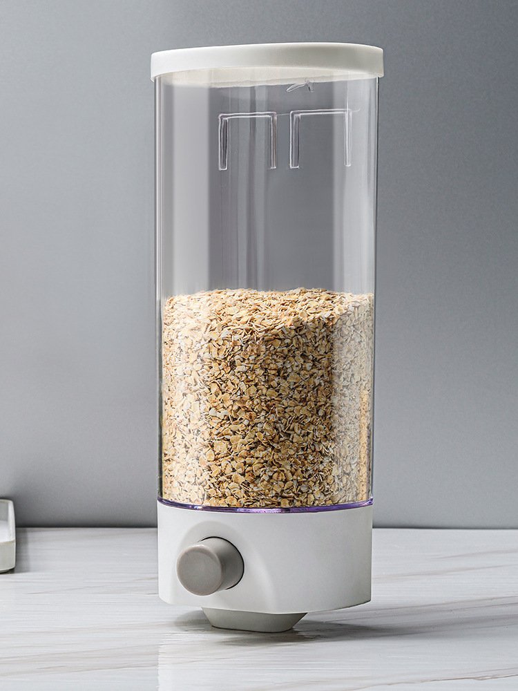New Style Hot selling food grain container cereal dispenser storage box cereal dispenser wall mounted