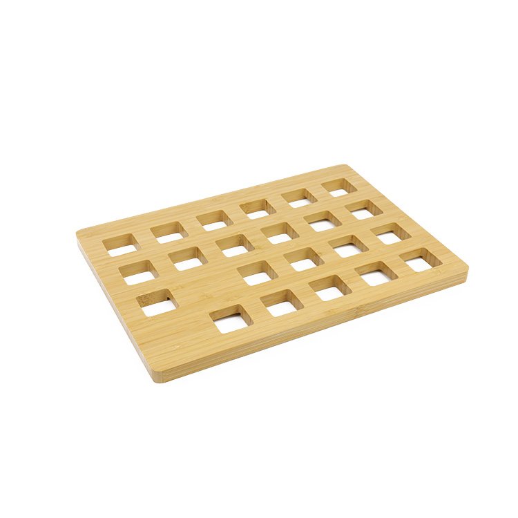 Multi Use Bamboo Rack Organizer Storage Box Bin Set Drawer Organizer For Living Room