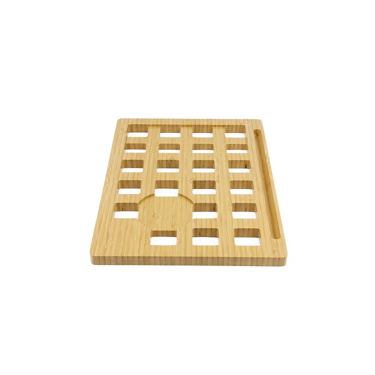Multi Use Bamboo Rack Organizer Storage Box Bin Set Drawer Organizer For Living Room