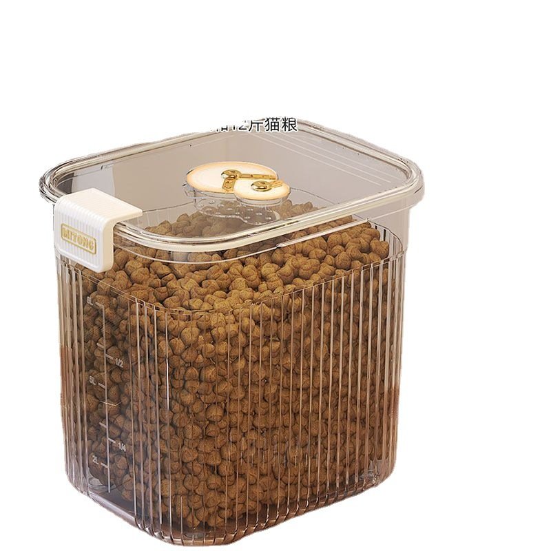 Large Aapacity Eco Friendly Pet Dry Food Storage Container With Sealed Lid Cat Food Container Dog Food Container
