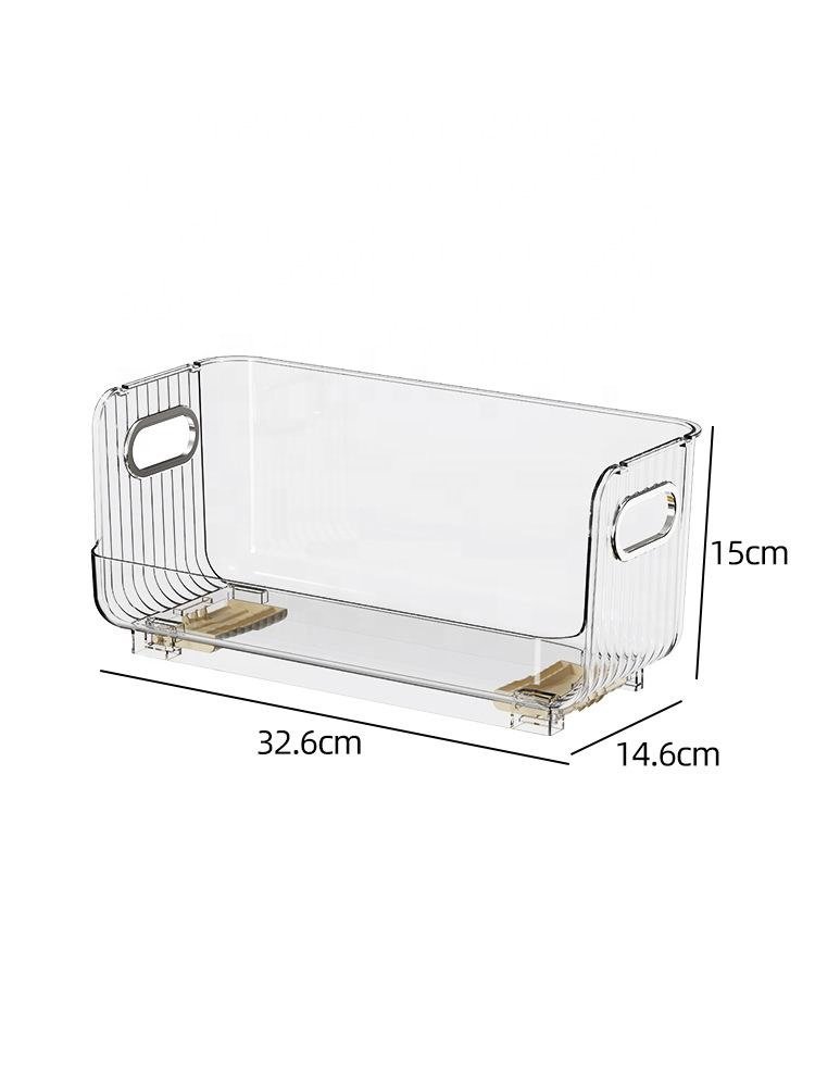 Large Capacity PET Cosmetic Storage Cabinet Open Front Stackable Design Folding Feature Jewelry Display Desk Organization Cover