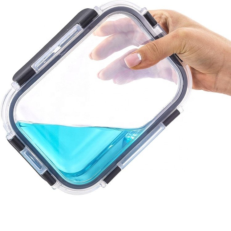 1000ML Borosilicate Glass Storage Containers with Lids