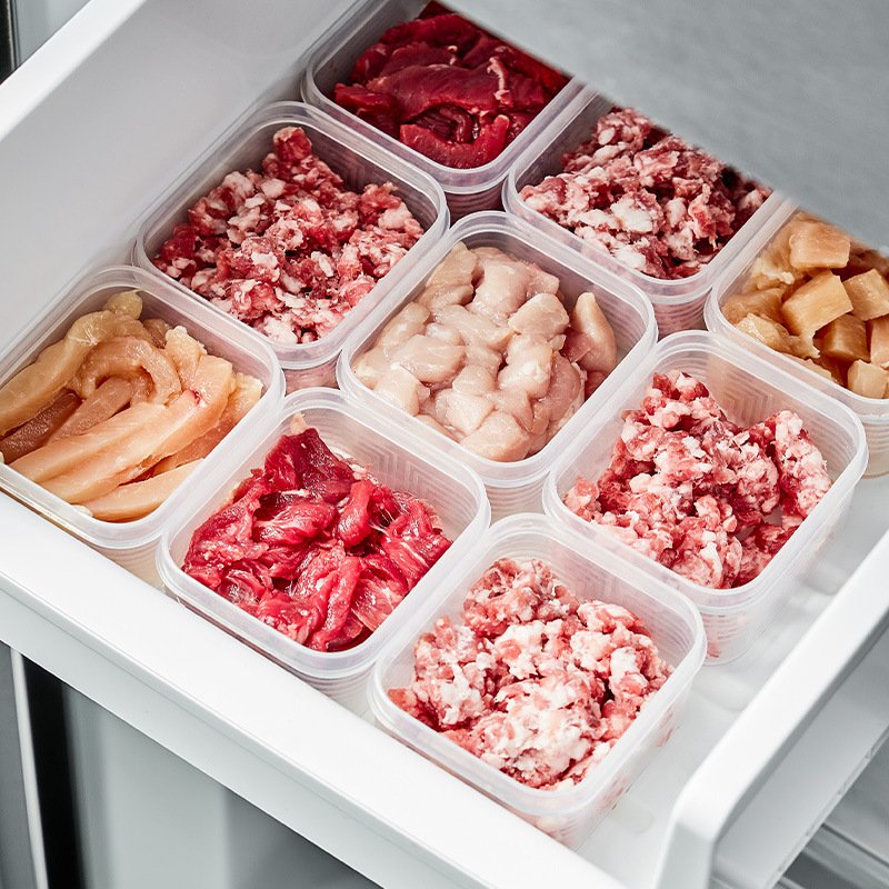 DS1896 Refrigerator Meat Container Lunch Box Airtight Cold Cuts Storage Containers Plastic Food Storage Containers with lids