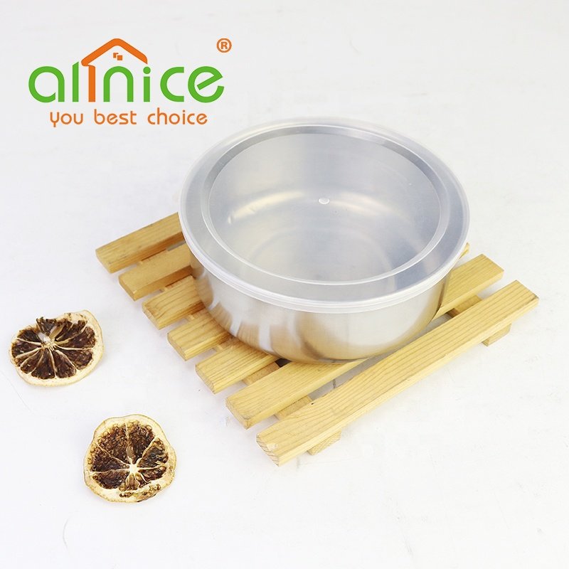 310g 5PCS Stainless Steel Food Container Set Bento Lunch Box Set Food Storage Set with PP Lid