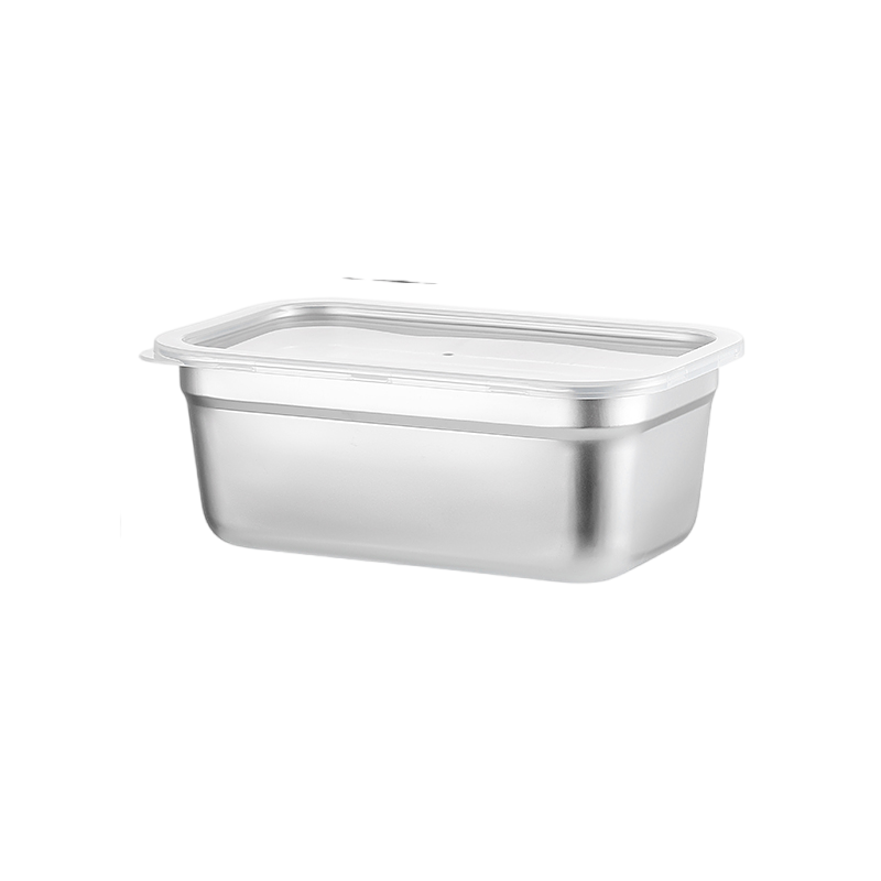 26Cm*16Cm Stainless Steel Food Storage Container (1/4) Food Storage Container Box