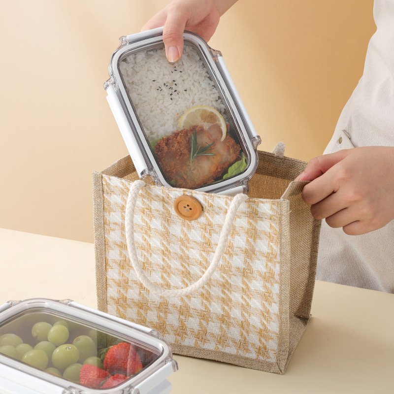 Stainless Steel Food Storage Containers Airtight Metal Food Storage Box Stainless Steel Meal Prep Container with Buckles