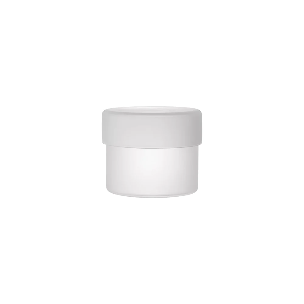 OEM Hand Blown Clear Glass Case Colored Borosilicate Decorative Glass Jar with Glass Lid for Food Storage