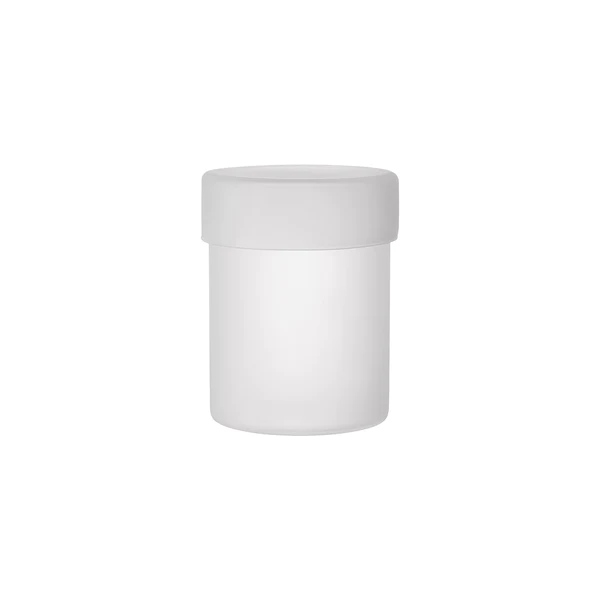 OEM Hand Blown Clear Glass Case Colored Borosilicate Decorative Glass Jar with Glass Lid for Food Storage