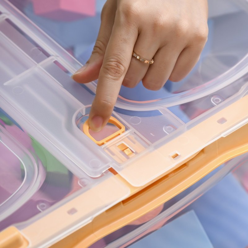 Manufacture High Quality Storage Boxes with Handle for Saving Space Camping Storage Folding Bins Convenient