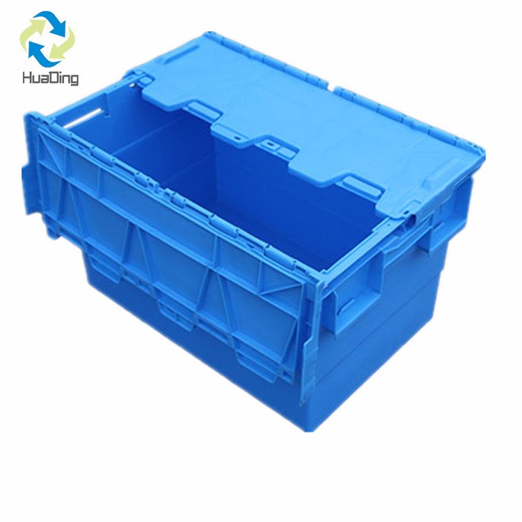 Plastic Turnover Box Storage Box Plastic Tote Container Shoes Storage Boxes & Bins Food Container PE Injection CLASSIC Blue