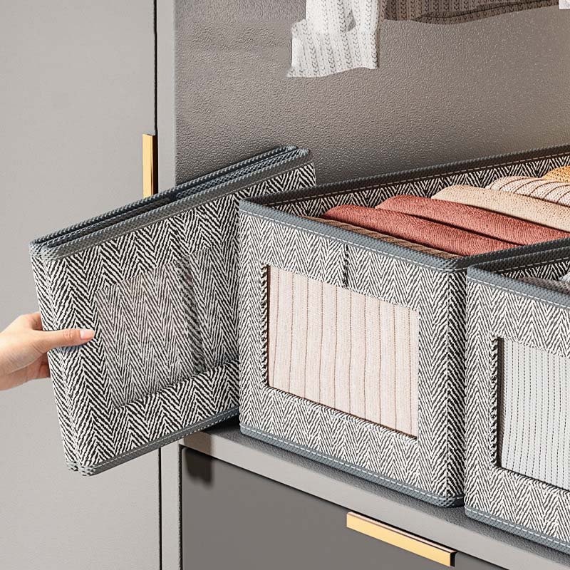 Clothes pants storage box drawer type multifunctional home student dormitory organizing box wardrobe compartment storage box