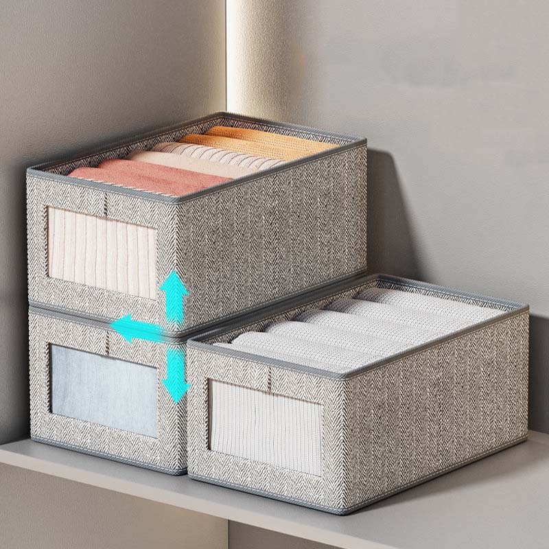Clothes pants storage box drawer type multifunctional home student dormitory organizing box wardrobe compartment storage box