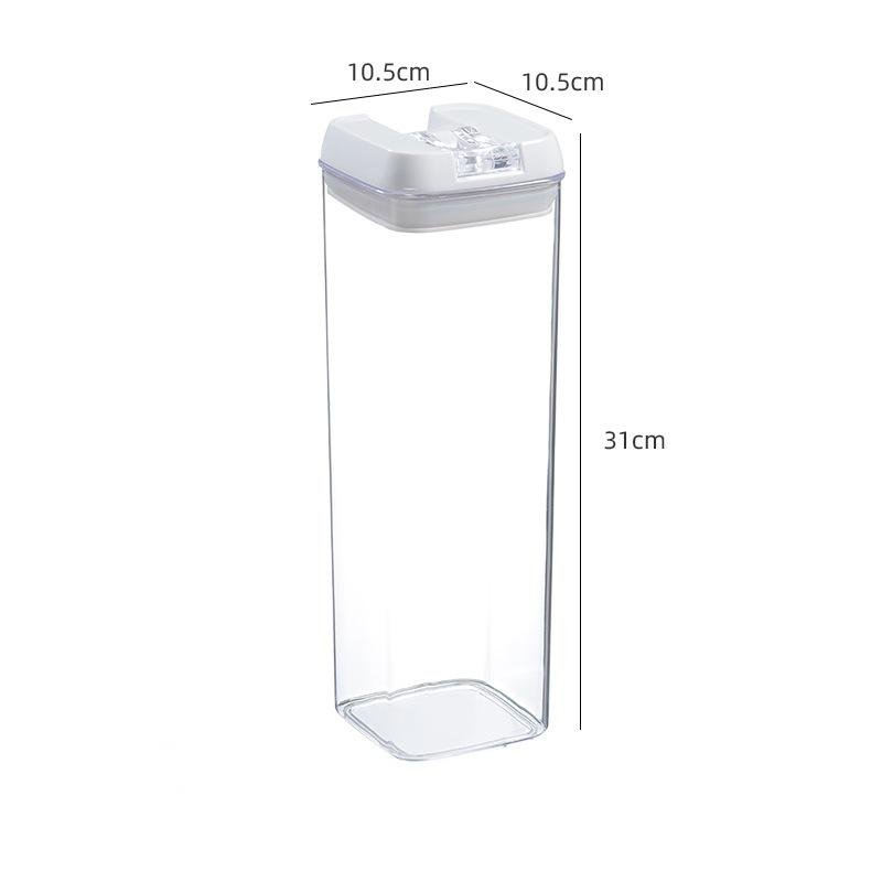 grain pantry sealed organizer clear pp cereal food container box kitchen plastic airtight food storage containers set with lid