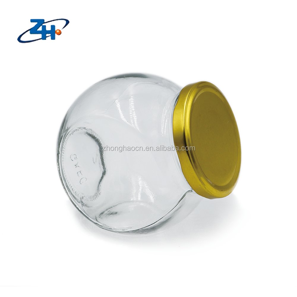 Candy Jar Food Custom Storage Bottles & Jars Glass Jars Wholesale Higher Cost Performance Clear Glass for Candles Contemporary