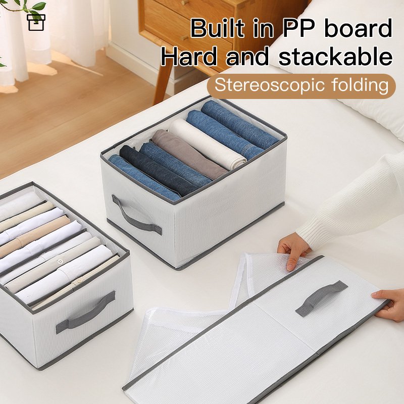 Hot selling clothes organizer closet storage washable wardrobe drawer organizer for clothes jeans underwear storage box