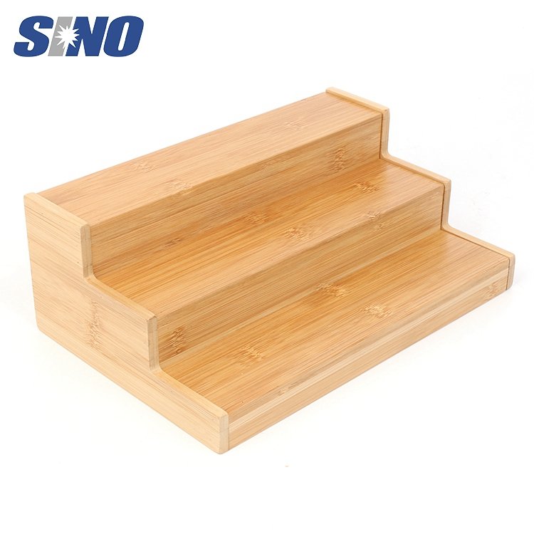 Expansible Kitchen Organizer Bamboo 3 Spice Storage Stand Rack Expandable Kitchen Cabinet Organizer Food Storage