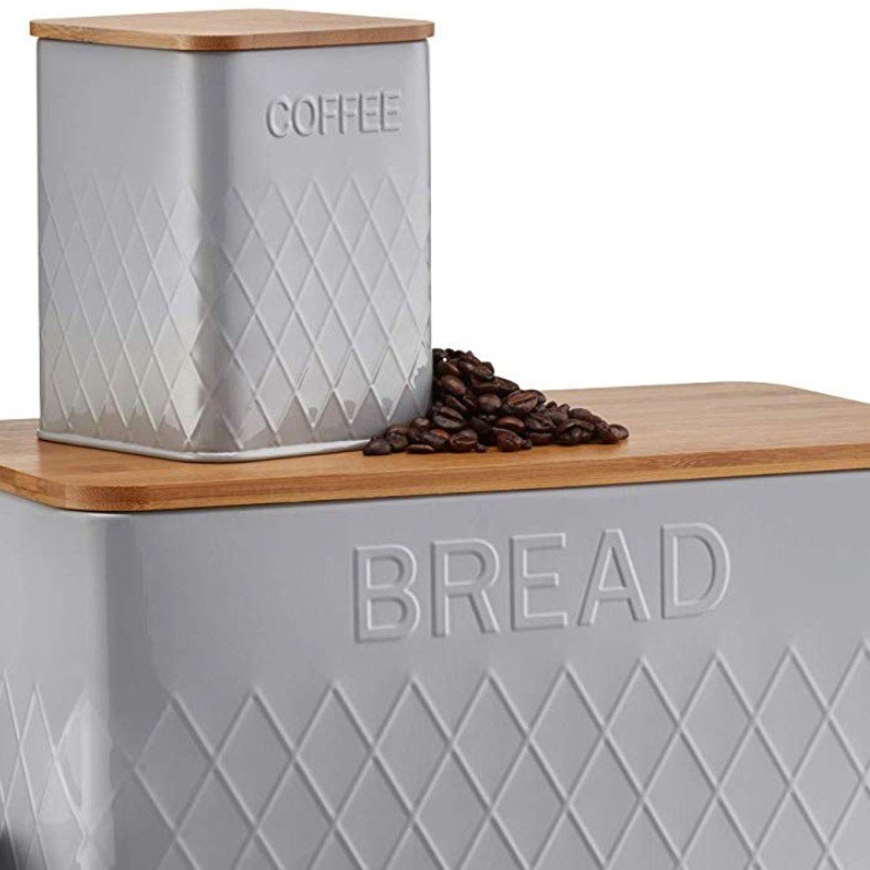 Modern Household Kitchen Storage Airtight Container Set With Bamboo Lid Storage Box and food Canister sets for kitchen