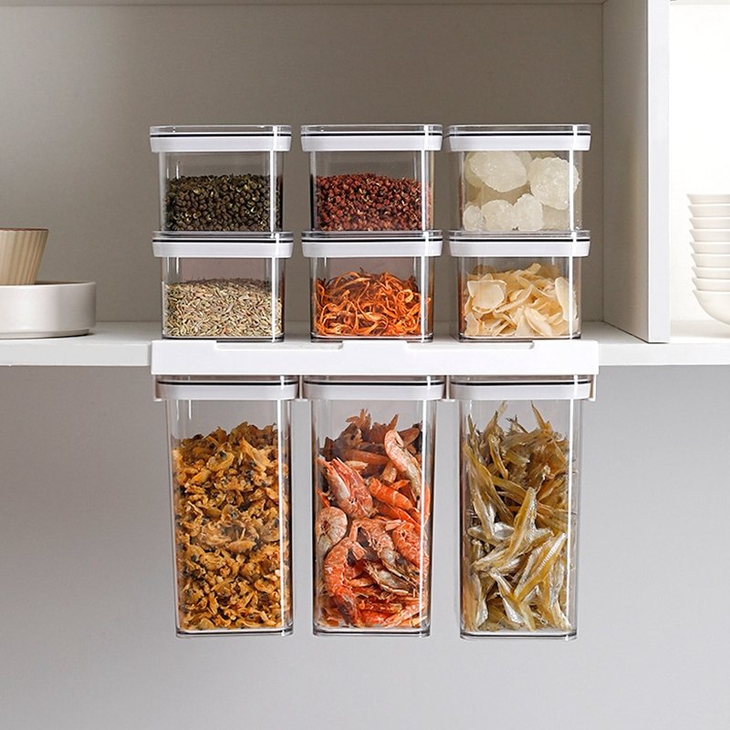 FF755 Home Kitchen Cereal Pasta Flour Storage Bins Pantry Organization Pull Out Under Cabinet Airtight Food Storage Containers