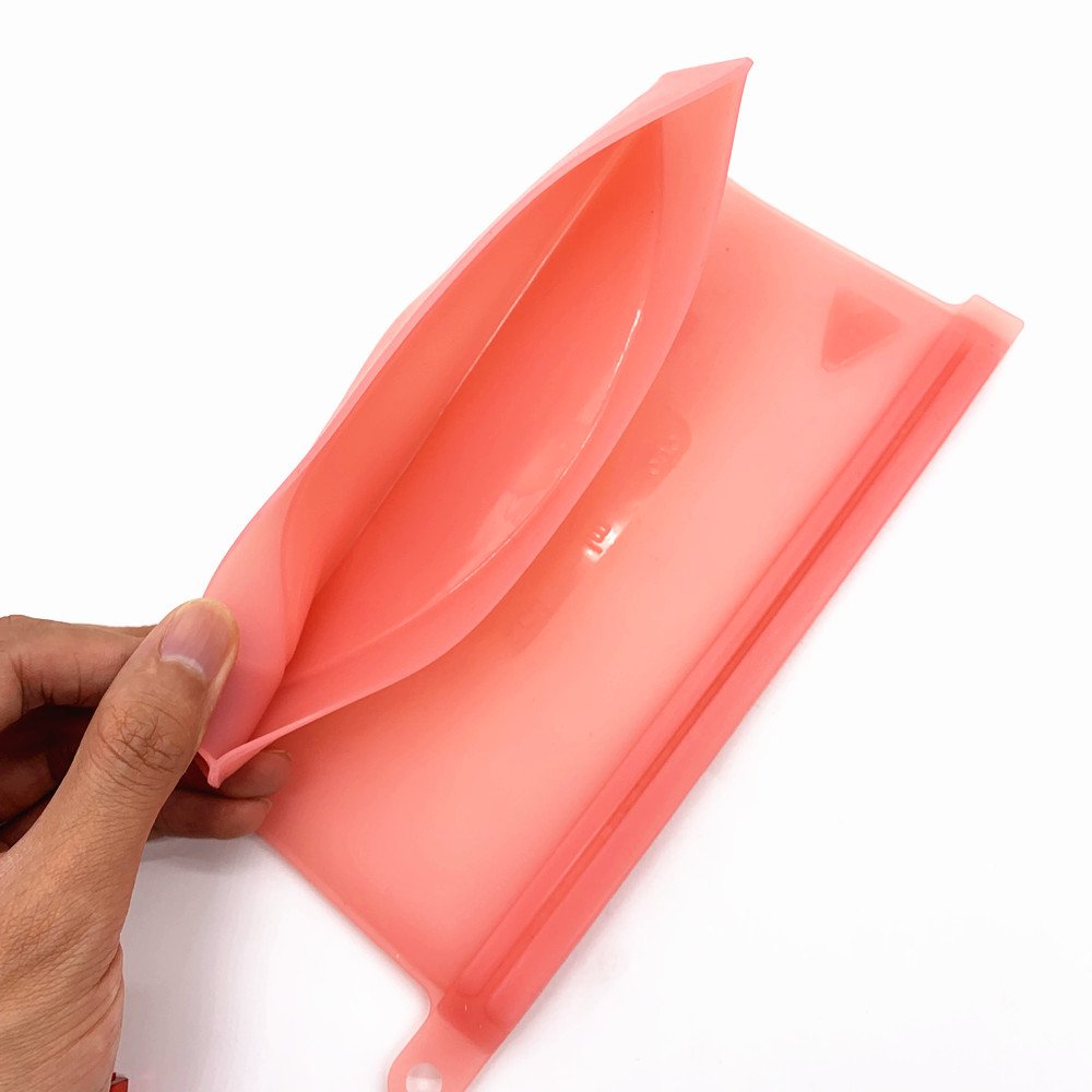 BHD Eco-friendly Platinum Silicone Food Container Reusable Storage Bag Leakproof Seal Silicone Food Bags