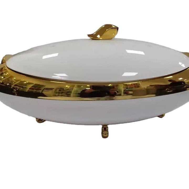 Muslin hot selling big oval hot pot food warmer for Home Party 6L USA insulated hot pot casserole