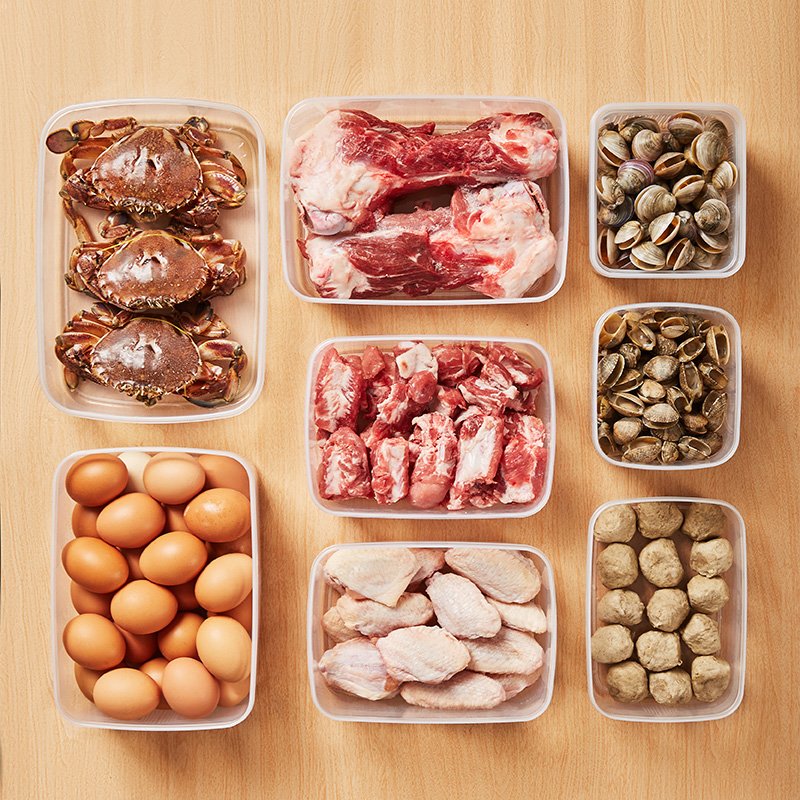 Hot Sale Storage Box Lunch refrigerator Box Outdoor Plastic Food Container for Fruit and Meal