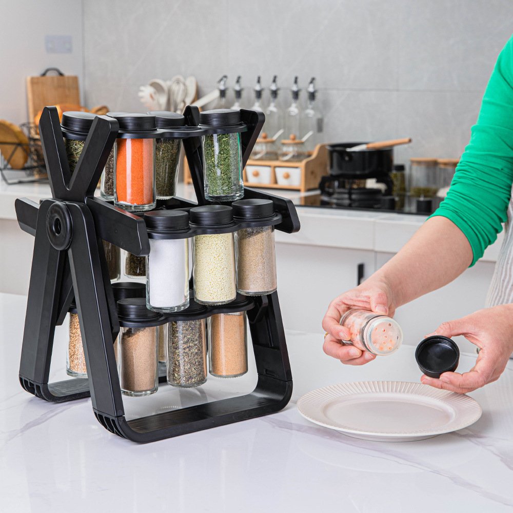 Rotating Ferris Wheel kitchen accessories kitchen storage spice organizer rack