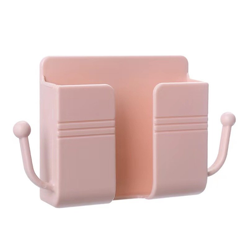Wall Mounted Storage organizer Box Remote Control Organizer Case Mobile Phone Plug Charging Holder Rack Home Multifunction Stand