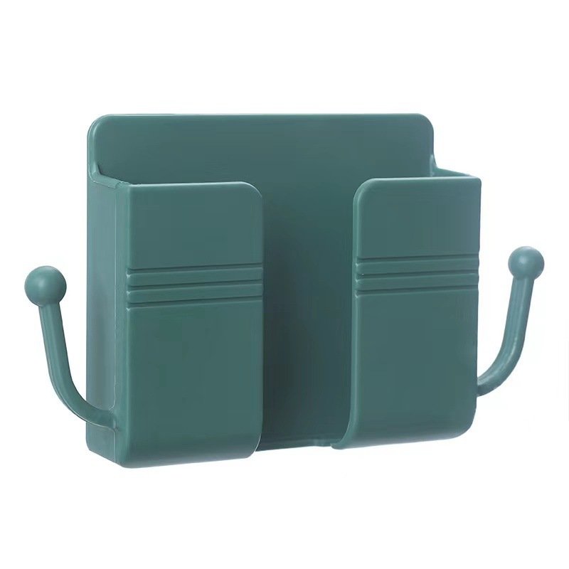 Wall Mounted Storage organizer Box Remote Control Organizer Case Mobile Phone Plug Charging Holder Rack Home Multifunction Stand