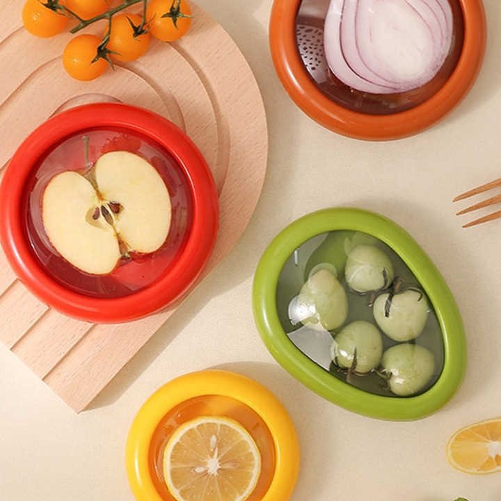 Popular refrigerator fruit crisper box food grade silicone film sealed food fresh storage box with lid