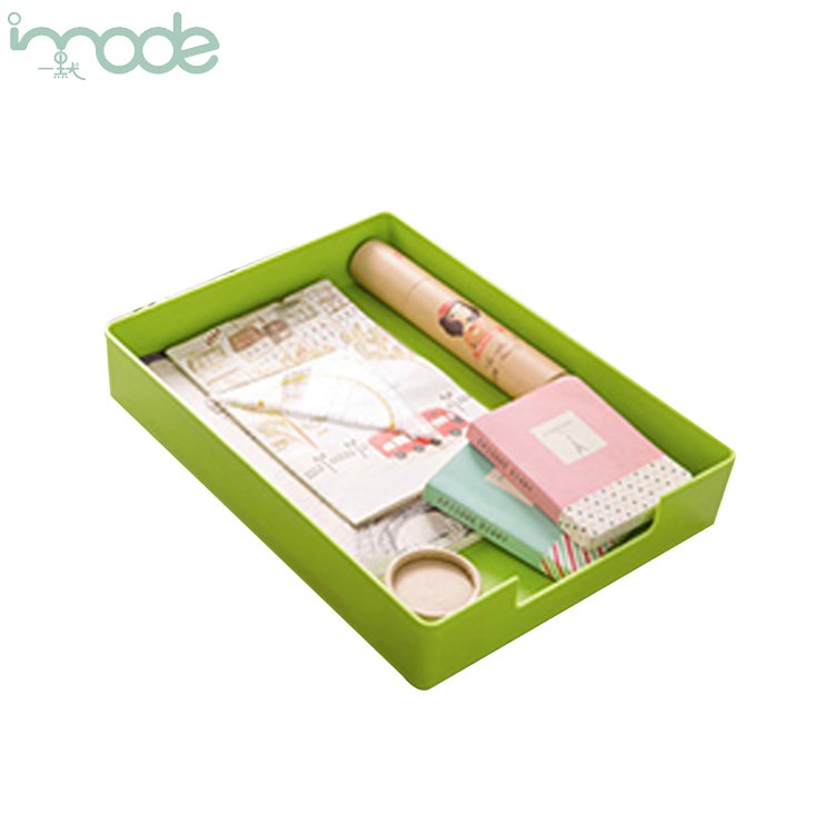 Latest Trend Plastic Book Magazine Office File Tray Organizer Colorful Multifunctional Desktop Storage Box