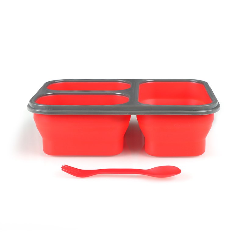 2023 New design Selling Silicone Lunch Box Microwave Oven Food Storage Container Lunch Boxes for kids