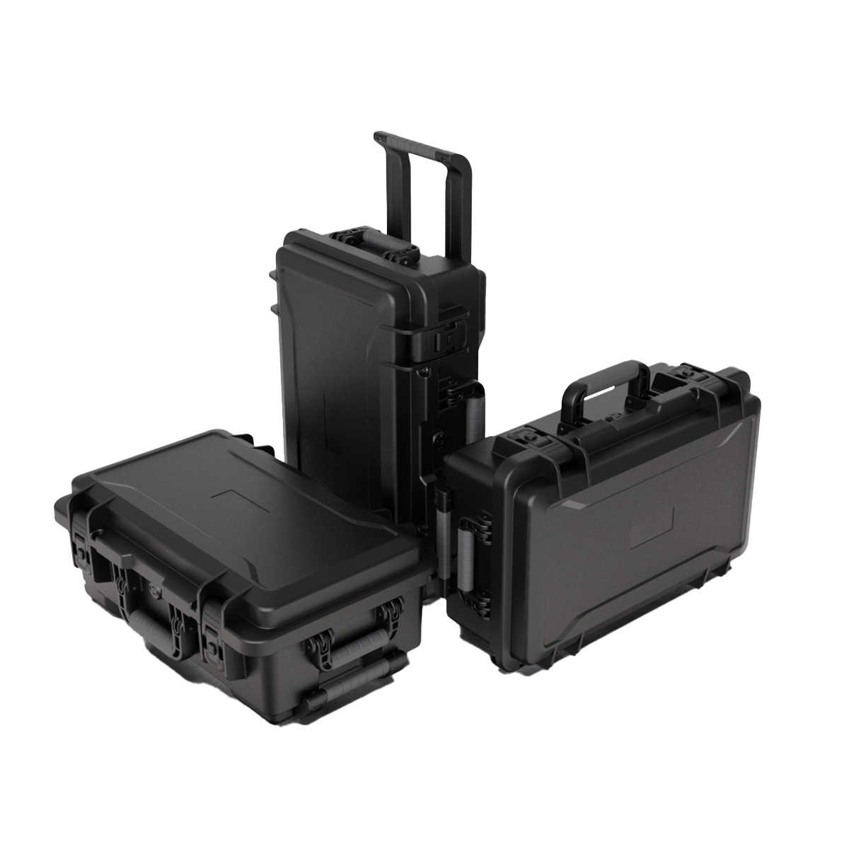 Large Capacity Luggage Toolbox Large Volume Roller Skating Storage Box With Hand Pull Rod