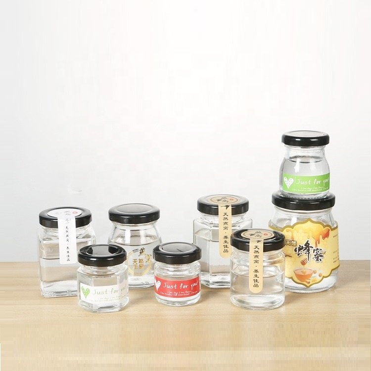 Good Price 25ML Mini Food Storage Jar Bird Nest Sealed Tank Glass Honey Jam Jars with Metal Lid