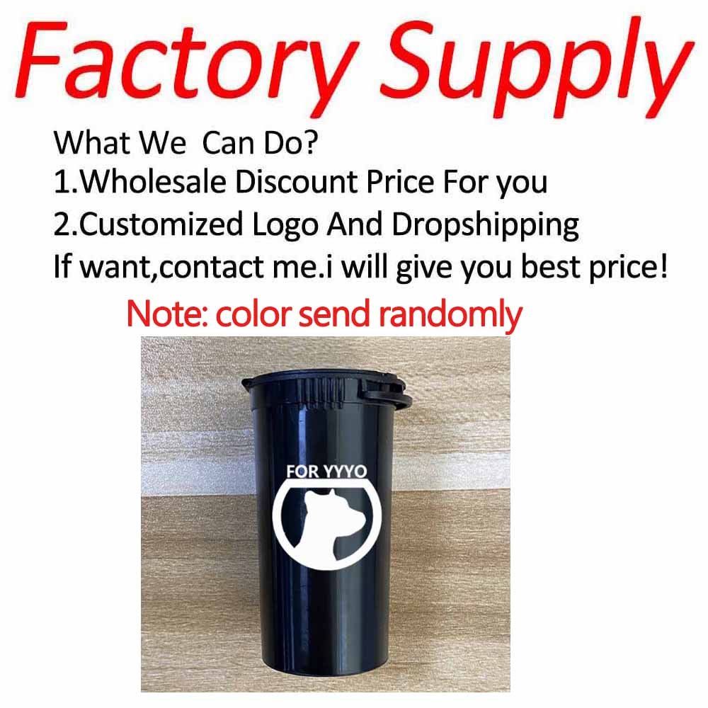 Storage Box 25ml/50ml/110ml Pop Top Medical Bottle Child Resistant Plastic Pill Container Home Tobacco Smoking Accessories