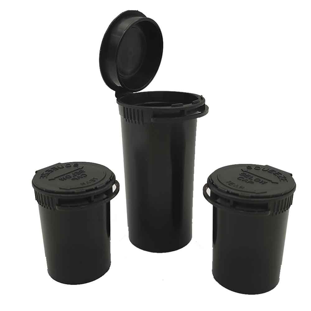 Storage Box 25ml/50ml/110ml Pop Top Medical Bottle Child Resistant Plastic Pill Container Home Tobacco Smoking Accessories