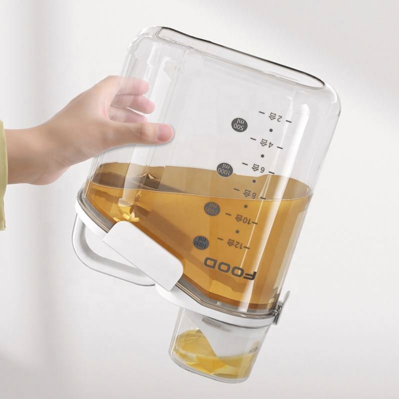 Hot Selling Plastic Bulk Food Storage Container Grain Transparent Tank Rice Barrel Cereal Dispenser with silicone sealing ring