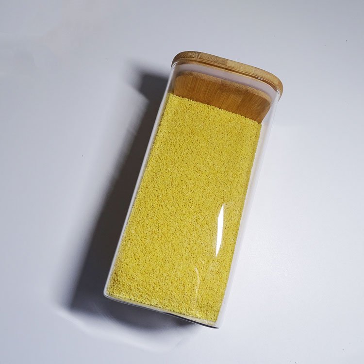 Display unbreakable square borosilicate glass pasta pot snack coffee spice jars small storage container and spoon