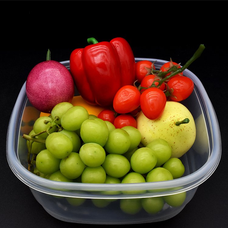 Sulide Food Container Plastic Box Food Storage Food Grade Good Quality Square Pp Material Plastic Wholesale Plastic Multifunction 15g