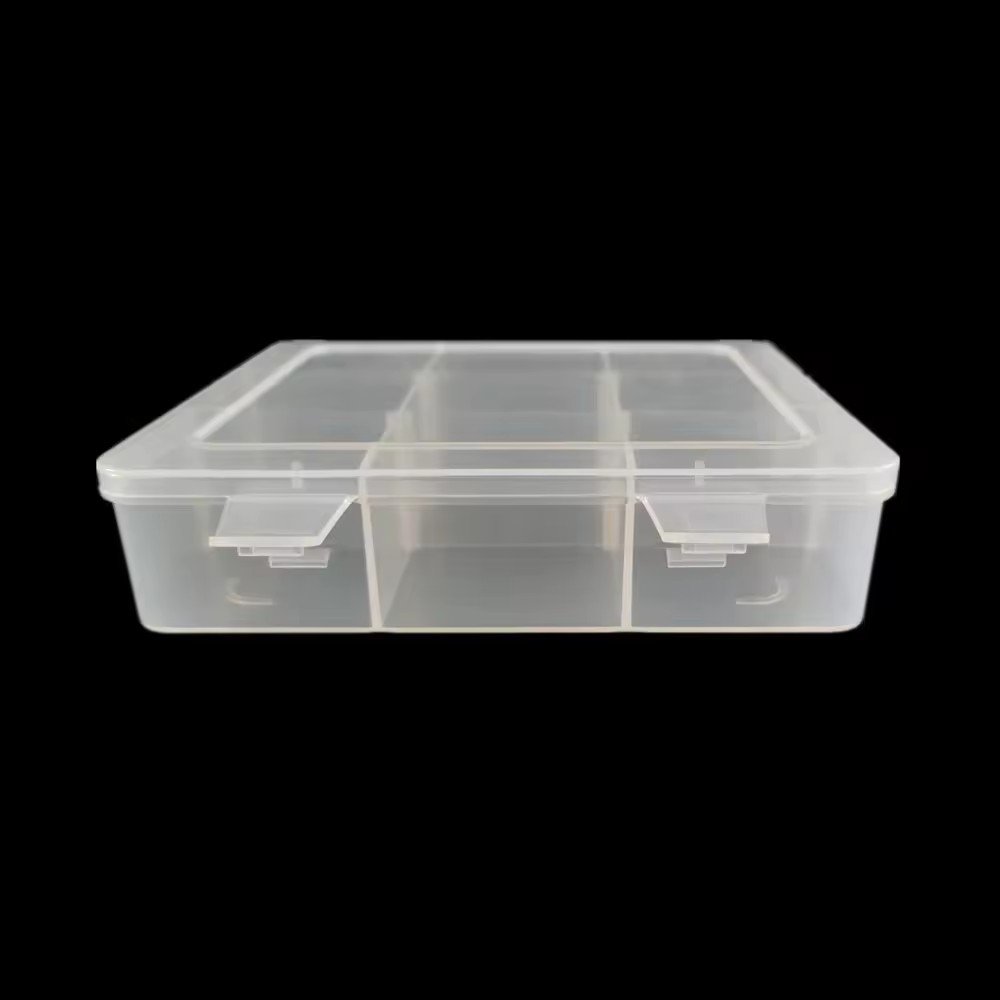 9 Removable Grids Parts Transparent Component Beads Organizer Plastic Storage box