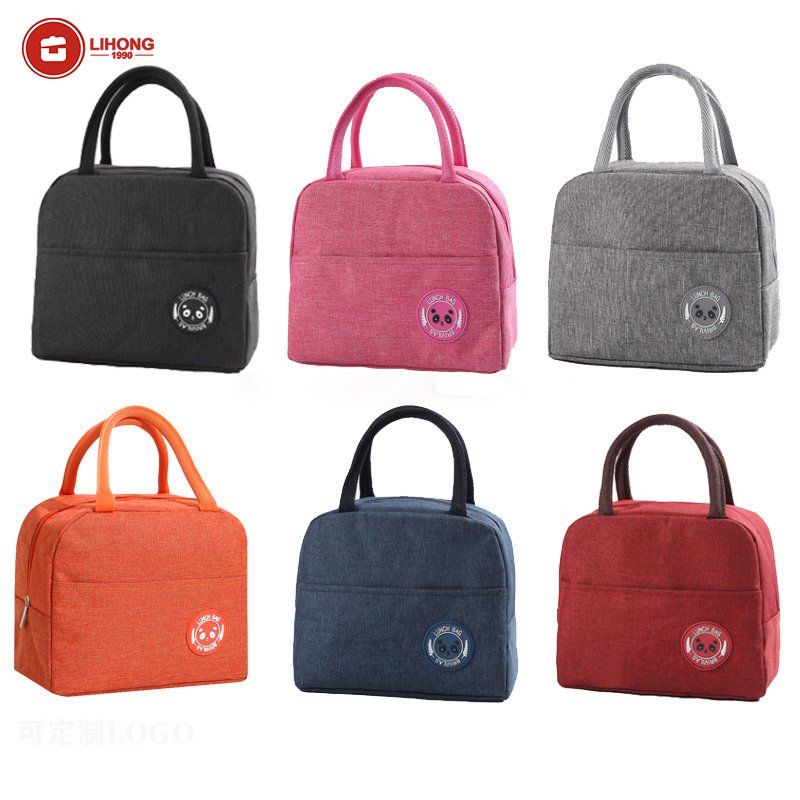Custom Style Pattern Color Insulated Lunch Bag for Kids Adult Food Storage Bags