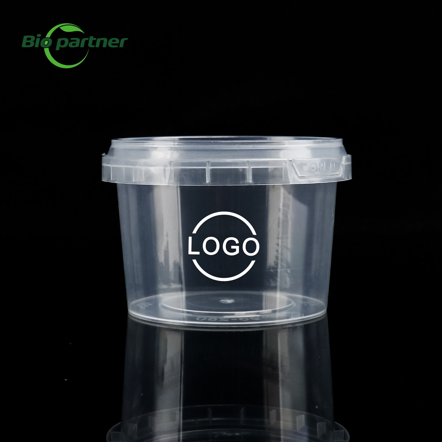Custom Logo Printed PP Disposable Food Storage Soup Tamper Proof Container Plastic Packing Pp Dessert Deli Cup With Lids