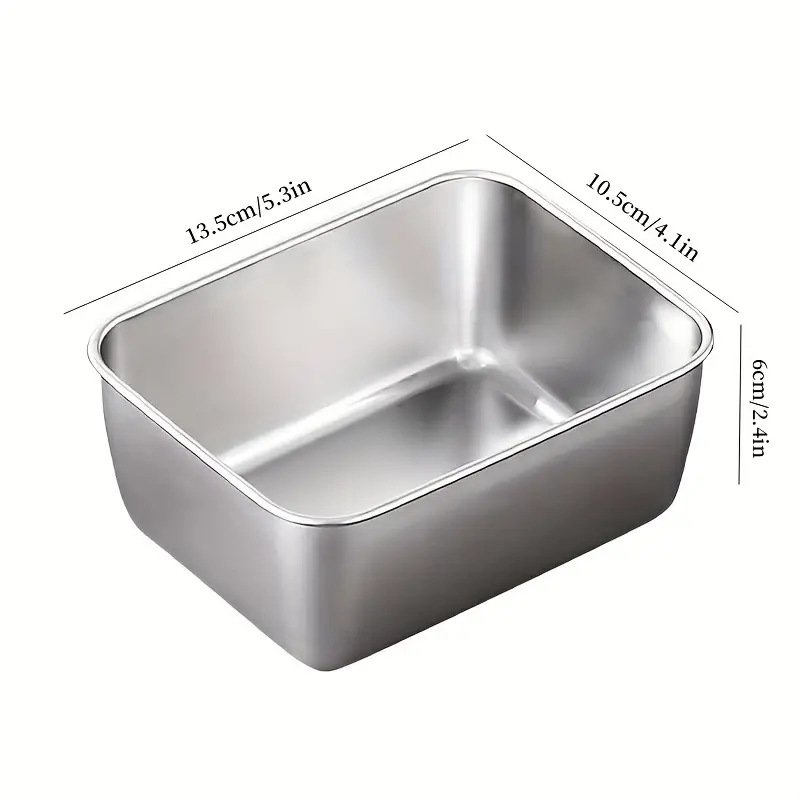 Stainless Steel Fresh-Keeping Airtight Food Storage Boxes Container Bento Boxes with Lids